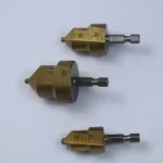 3-Piece HSS Mouth Lift Drill Set - Titanium Coated Step Drill Bits for Thin Sheet Metal & Car Bodywork WORKZONE