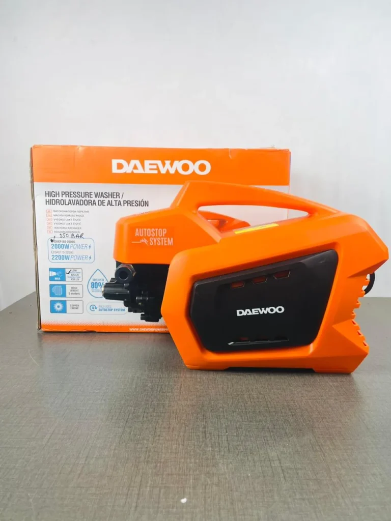 Daewoo DAXP150-2000G High Pressure Washer - 150 Bar 2000W induction Motor Portable Car Washer & Home Cleaning Machine