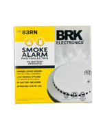 Smoke Alarm BRK Electronics 83RN Photoelectric– 9V Battery Operated
