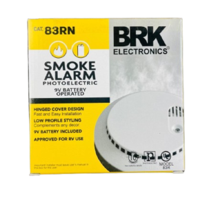 Smoke Alarm BRK Electronics 83RN Photoelectric– 9V Battery Operated