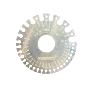 SWG Wire Gauge Measuring Tool – Circular Steel Thickness Gauge KRISTEEL