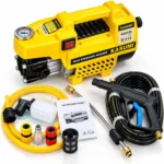 KASUMI KA2150 high pressure washer with pressure gauge, high pressure hose and spray guntoolstationpakistan, toolstation.com