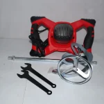 Kundi KD-EM-110C Electric Mixer Machine 1200W – Heavy Duty Paint & Cement Mixer