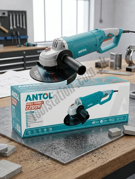 Antol 2300W Heavy Duty Angle Grinder (230mm) – Model AAG23001 | 100% Copper Motor Large Disc Grinding & Cutting Machine Antol 2300W Heavy Duty Angle Grinder (230mm) – Model AAG23001 | 100% Copper Motor Large Disc Grinding & Cutting Machine