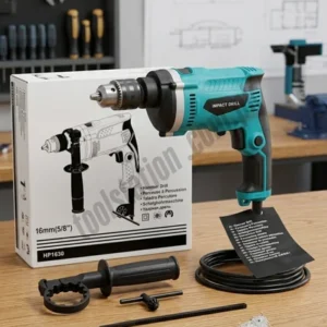 Professional 16mm Hammer Drill Machine (710W) – Model HP1630 | Heavy Duty Dual-Mode Impact Power Drill with Auxiliary Handle & Depth Gauge