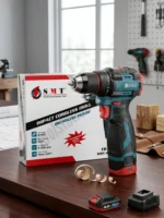 SMT Cordless Drill Machine 16.8V Brushless Impact – Model SMT 4720 | High-Torque 45 Nm Industrial Screwdriver with Professional Quality Chuck