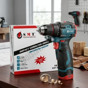 SMT Cordless Drill Machine 16.8V Brushless Impact – Model SMT 4720 | High-Torque 45 Nm Industrial Screwdriver with Professional Quality Chuck