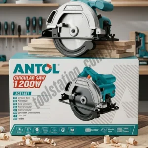 Antol 1200W Electric Circular Saw (185mm) – Model ACS1851 | 100% Copper Motor Handheld Cutting Machine
