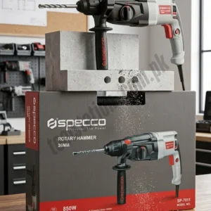 Specco 26mm Rotary Hammer Drill 850W – Model SP-7011 | Heavy Duty SDS Plus Power Hammer for Concrete & Demolition