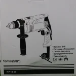 Professional 16mm Hammer Drill Machine (710W) – Model HP1630 | Heavy Duty Dual-Mode Impact Power Drill with Auxiliary Handle & Depth Gauge