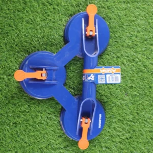 Wadfow Tile Sucker Heavy Duty Triple Suction Cup – Model WKR1G75 | 3-Plate Vacuum Lifter & Puller for Large Tiles, Glass, Granite & Marble Moving