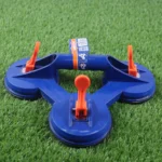 Wadfow Tile Sucker Heavy Duty Triple Suction Cup – Model WKR1G75 | 3-Plate Vacuum Lifter & Puller for Large Tiles, Glass, Granite & Marble Moving