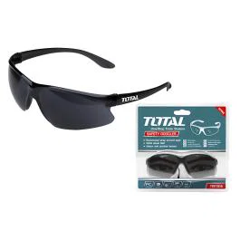 TOTAL Protective Safety Goggles – Model TSP307 | High-Impact Clear Lens Eye Protection Glasses for Dust, Welding Workshop Use