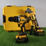 SELEX 20V Cordless Brushless Combo Kit - Professional Drill Driver & Angle Grinder Set with Super Li-Ion Batteries