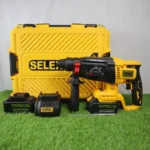 SELEX 20V Cordless Hammer Drill - Professional Rotary Hammer with 2 Batteries and Heavy-Duty Carrying Case