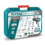 TOTAL 166-Piece Professional Tool Set with 20V Cordless Impact Drill - Complete Home & Industrial Repair Kit THKTHP41667