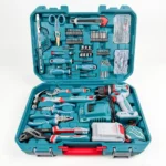 TOTAL 166-Piece Professional Tool Set with 20V Cordless Impact Drill - Complete Home & Industrial Repair Kit THKTHP41667