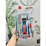 TOTAL Screwdriver and Bits 55-Piece Set TACSD30556 - Professional Multi-Purpose Hand Tool Kit with Ratchet Handle