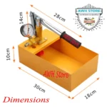 Manual Hydraulic Water Pressure Test Pipeline Tester Pump Measuring Tool For Water Pressure