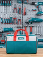 TOTAL 16" Tool Bag - THT261625 Heavy-Duty Organizer with 14 Pockets and 15kg Max Load Capacity