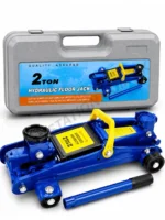 2 Ton Hydraulic Floor Jack - Heavy-Duty Car Lifting Tool with Carrying Case