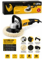 LEIYA Professional Car Polisher 7-inch - High-Performance Buffing Tool for Automotive Detailing LY190-01