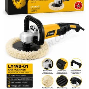 LEIYA Professional Car Polisher 7-inch - High-Performance Buffing Tool for Automotive Detailing LY190-01