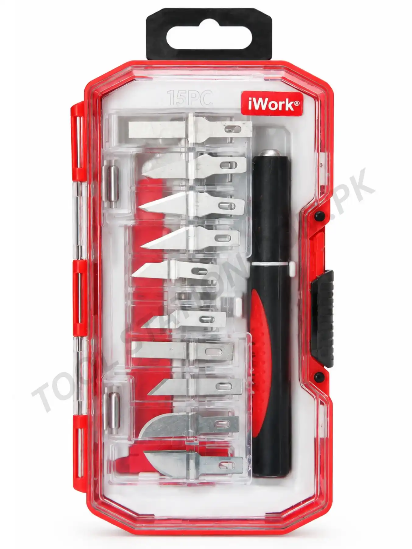 iWork 15-Piece Precision Hobby Knife Set - Craft Knife and Blade Toolkit for Detailed Cutting, Modeling, and DIY iWork 15-Piece Precision Hobby Knife Set - Craft Knife and Blade Toolkit for Detailed Cutting, Modeling, and DIY