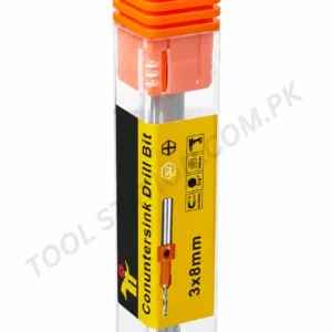 Countersink Drill Bit 3x8mm - Woodworking Hole Drill and Countersink Tool with Storage Case