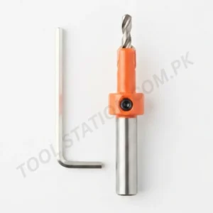 Countersink Drill Bit 3x8mm - Woodworking Hole Drill and Countersink Tool with Storage Case