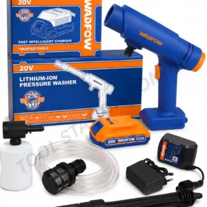 WADFOW 20V Cordless Lithium-Ion Pressure Washer Kit - Portable Handheld Power Cleaner with Battery and Fast Charger