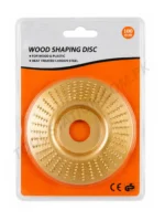 Wood Shaping Disc - Heat Treated Carbon Steel Grinder Disc for Wood and Plastic Shaping