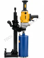 LEIYA Heavy-Duty Concrete Core Drilling Machine - Professional Diamond Core Drill Rig with Stand for Concrete, Brick, and Stone