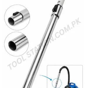 Vacuum Cleaner Adjustable Extension Tube - 2.5 FT (18 to 30) Telescopic Replacement Wand Pipe with Universal Connector and Chrome Finish