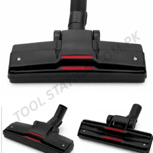 Vacuum Cleaner Floor Brush Head - Universal Replacement Floor Nozzle Tool Attachment with Swivel Neck and Red Lint Strips