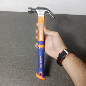 WADFOW Claw Hammer 21oz - Heavy-Duty Steel Carpentry Hammer with Fiberglass Handle