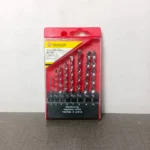 COMMER 8-Piece Masonry Drill Bit Set - High-Performance Carbide-Tipped Bits for Concrete, Brick, and Stone