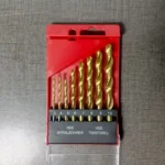 COMMER 8-Piece HSS Metal Drill Bit Set - High-Speed Steel Twist Drill Bits for Metal Drilling