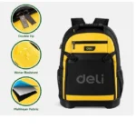 Deli Tool Backpack Tool Bag, Heavy-Duty Tool Storage and Organization, Portable Tool Storage with Pockets and Base Support,Durable and Water Resistant (Unisex)