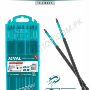 TOTAL Impact Screwdriver Bit Set - 150mm PH2 Magnetic Impact Bits 10-Piece Pack | Available in Sets or Single Pieces Model TACIM16PH263