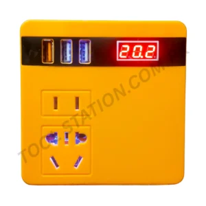 Intelligent Inverter Battery Power Unit - Portable 20V Tool Battery Power Source with AC Outlet & USB Ports