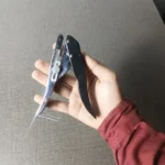 Heavy Duty One Hole Punch - 8mm Single Hole Puncher Handheld Metal Pliers Tool for Paper, PVC Cards, and Crafts