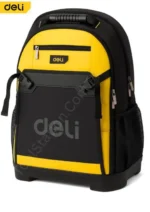 Deli Tool Backpack Tool Bag, Heavy-Duty Tool Storage and Organization, Portable Tool Storage with Pockets and Base Support,Durable and Water Resistant (Unisex)