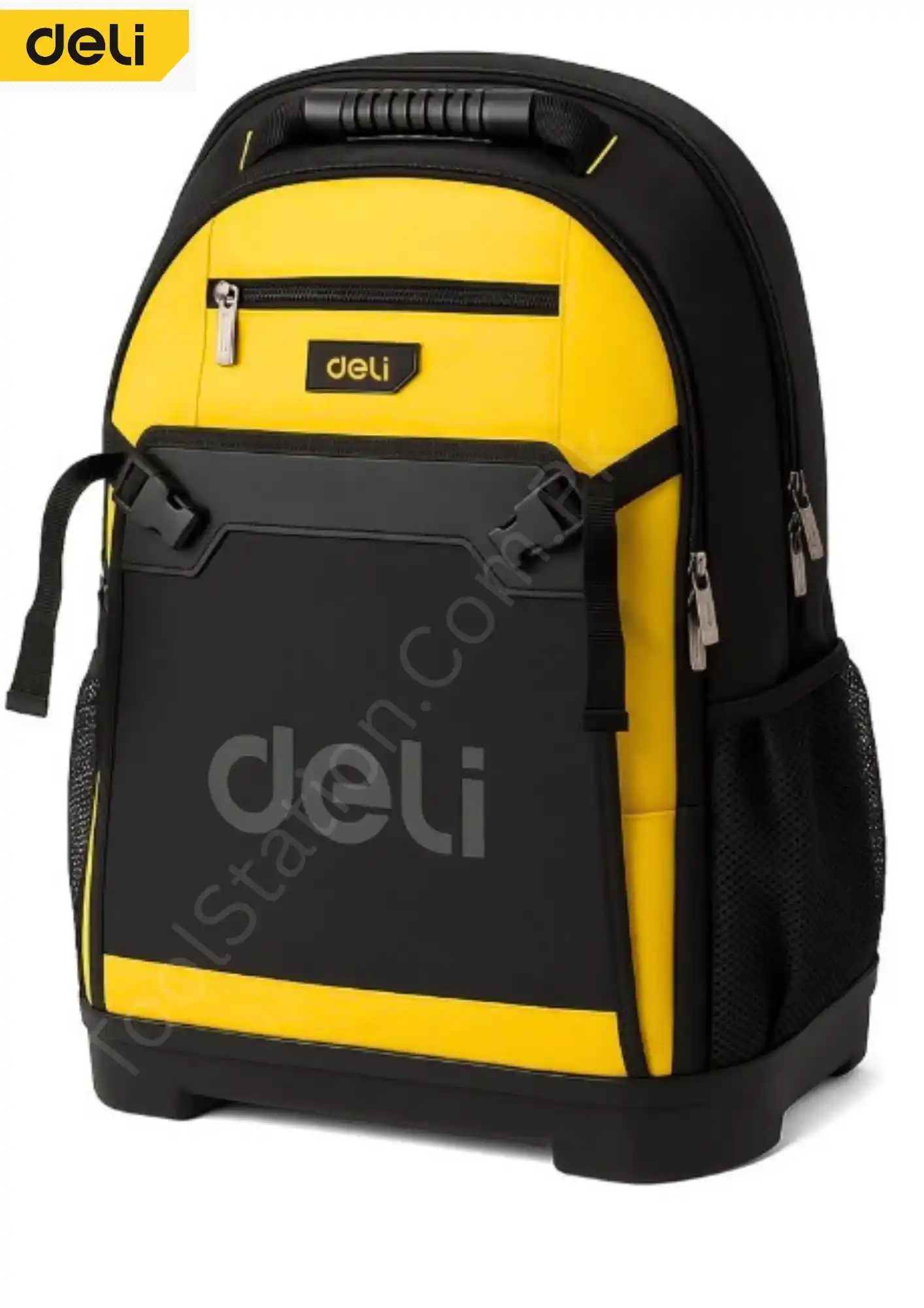 Deli Tool Backpack Tool Bag, Heavy-Duty Tool Storage and Organization, Portable Tool Storage with Pockets and Base Support,Durable and Water Resistant (Unisex) Deli Tool Backpack Tool Bag, Heavy-Duty Tool Storage and Organization, Portable Tool Storage with Pockets and Base Support,Durable and Water Resistant (Unisex)