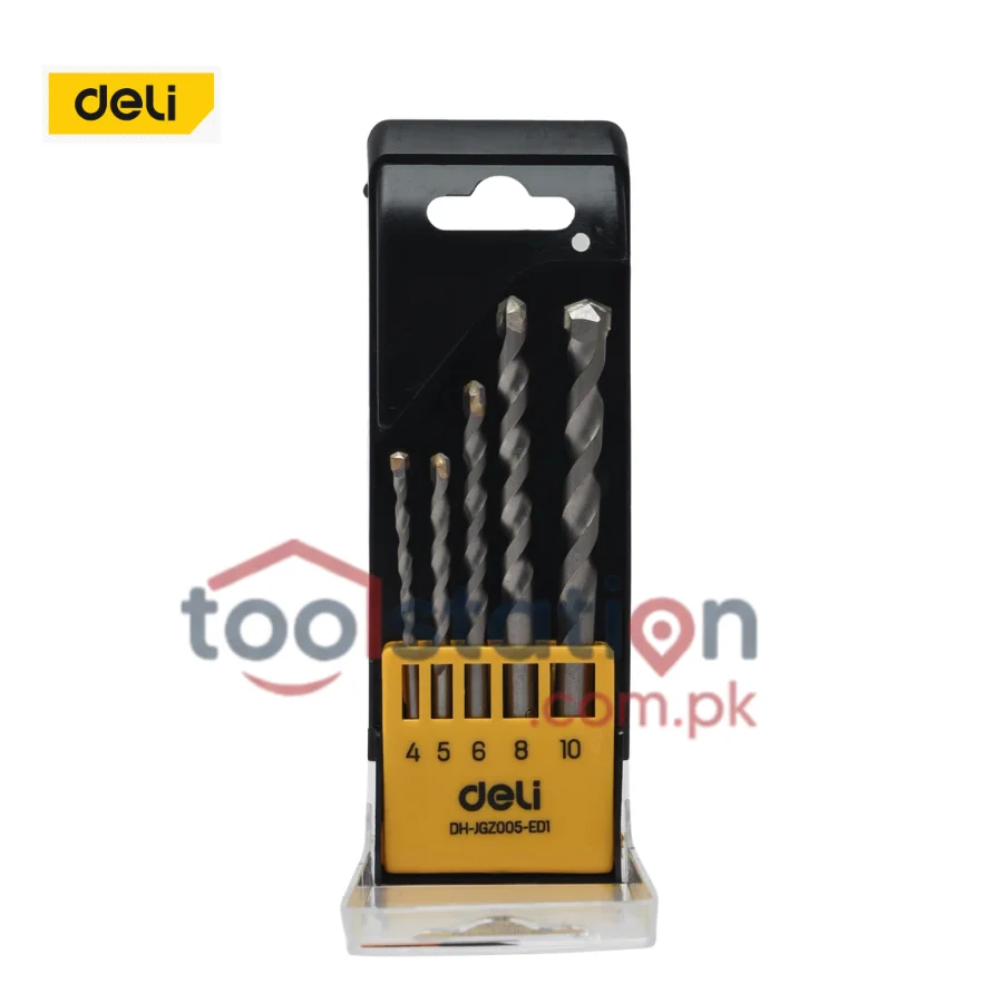 DELI Masonry Drill Bit Set 5Pcs JGZ005-ED1 DELI Masonry Drill Bit Set 5Pcs JGZ005-ED1