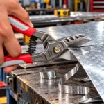 CR-V 200mm steel sheet cutter cutting galvanized metal sheet in workshoptoolstationpakistan, toolstation.com