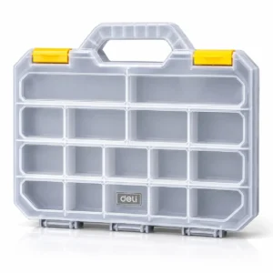 Deli DL432003 multi-compartment tool and parts organizer box