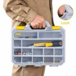 Deli DL432003 multi-compartment tool and parts organizer box