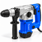 Forward Professional FRH-32/1200 1200W electric rotary hammer drill in blue and silver with auxiliary handle toolstationpakistan, toolstation.com