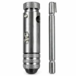 Professional T-handle ratchet tap wrench with adjustable chuck and knurled griptoolstationpakistan, toolstation.com